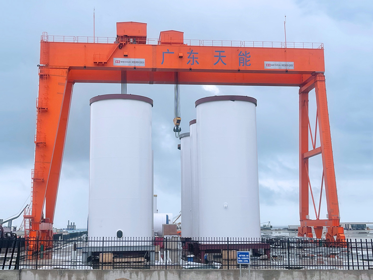 Double girder hook gantry cran
